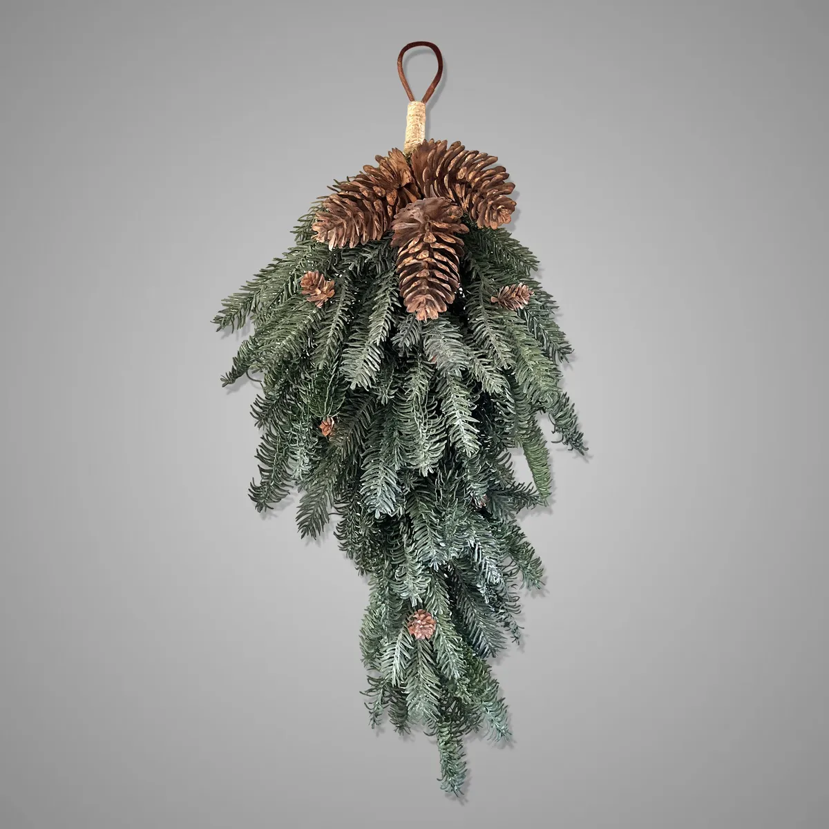 Festoon With Cones and Rope Green 70 cm
