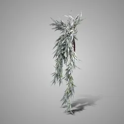 Hanging Finest Leaf Grey Green 90 cm