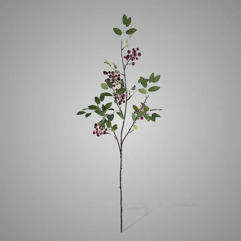 Berry Leaf Red 100 cm