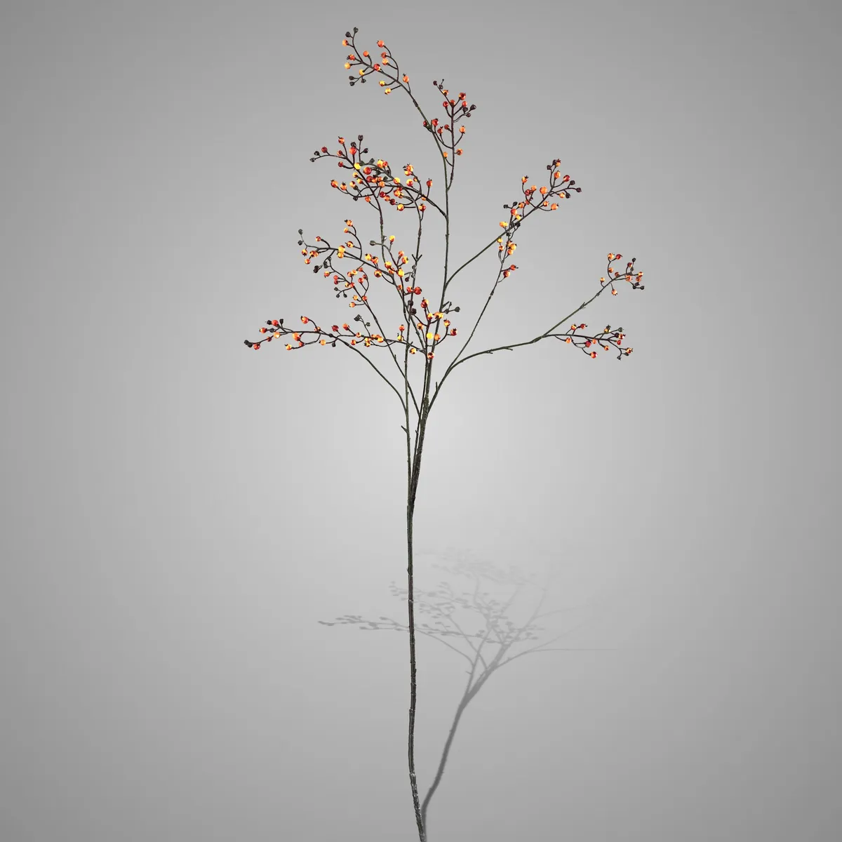 Rose Buds Twig Orange Grande 110 cm